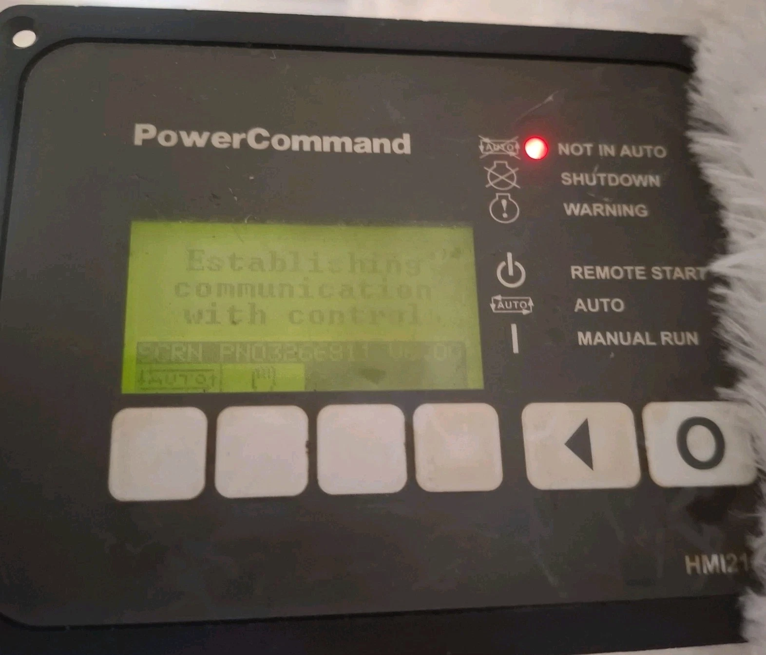 Cummins HMI 211 Power Command 0300-6014 (One Used)
